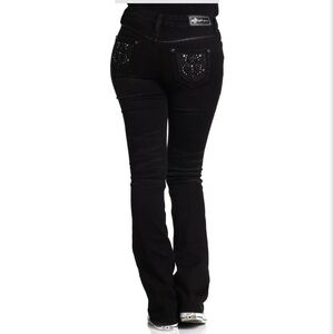 Jade Standard Jet Black Jeans